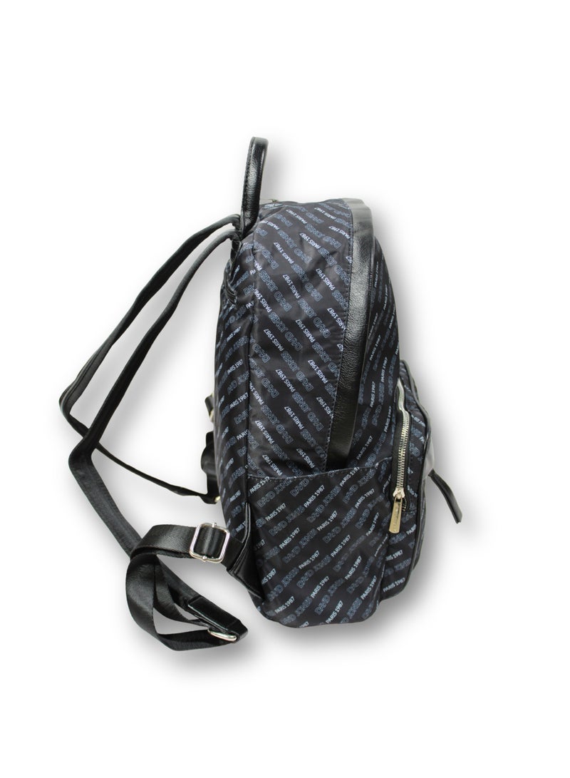 David Jones Women's Backpack Stylish and Durable Everyday Carry | Color Black (6889-5) - Image 3